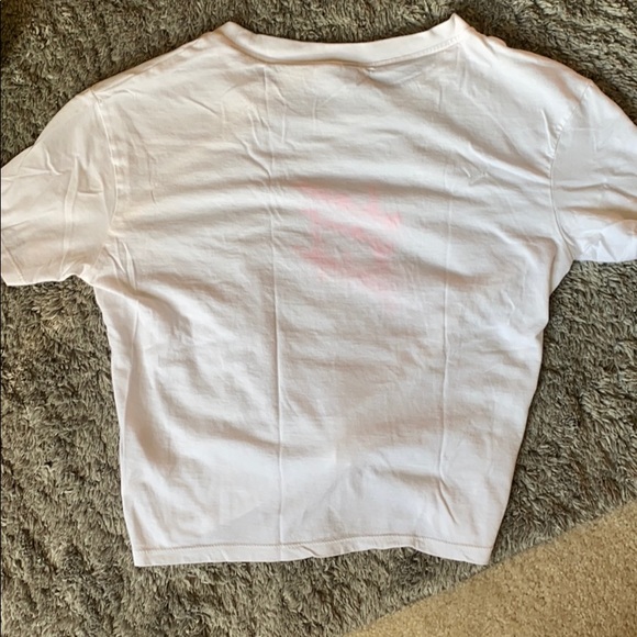 Show Your Pride Short Sleeve Tie Crop Top - Picture 5 of 5